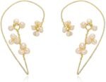 Flower Cuff Earrings